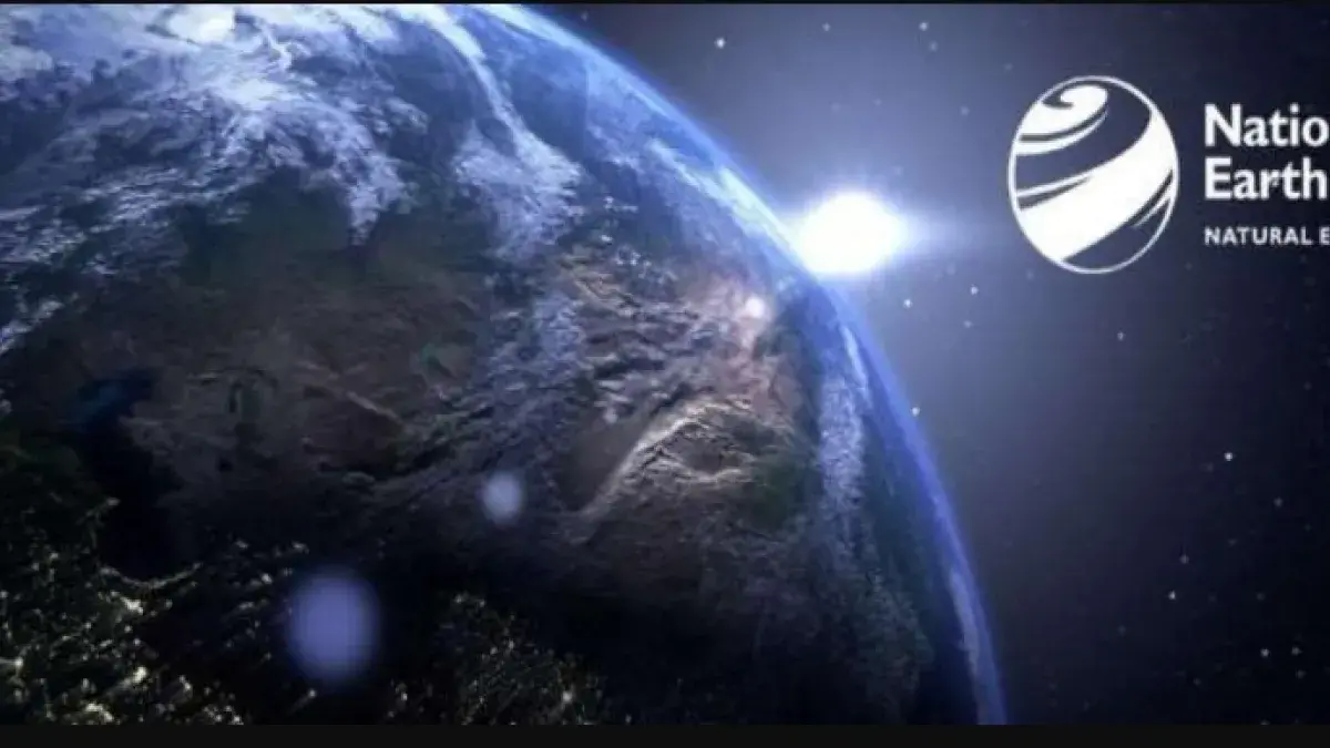 NCEO image of the earth