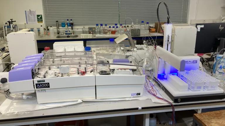 Nutrient Analyser used in the Chemical Analysis Facility