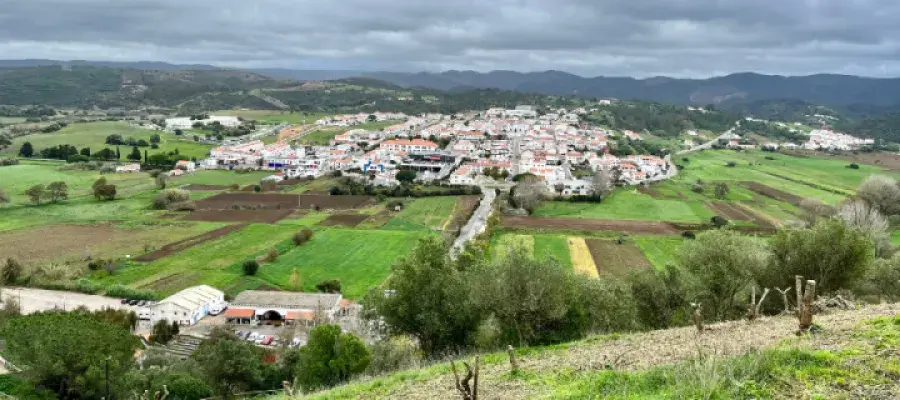 Photograph of the Portuguese landscape from the Soils and Sustainability field trip