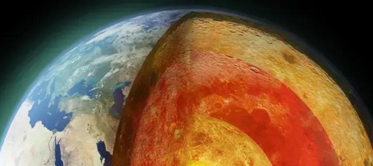 Earth Sciences and Environment planet cross section