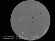 Cathodoluminescence image using EpoxiCure epoxy resin