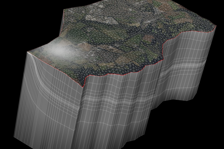 G2C 3D Geological and numerical model of the Geobattery Area